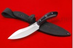 Нож Канадский (кованая 95Х18, черный граб, цельнометаллический)